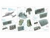Quinta Studio QD72188 Bf 110G2/4 3D-Printed & coloured Interior on decal paper (Eduard) 1/72
